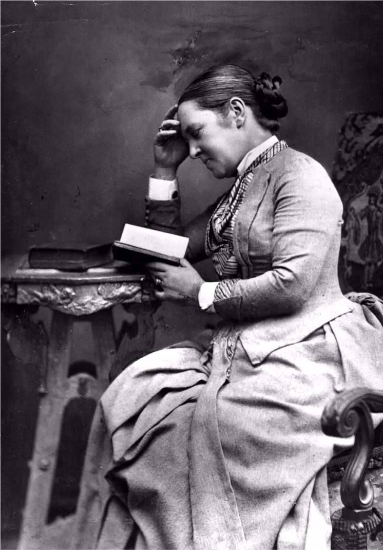 Illustration of books about women scientists