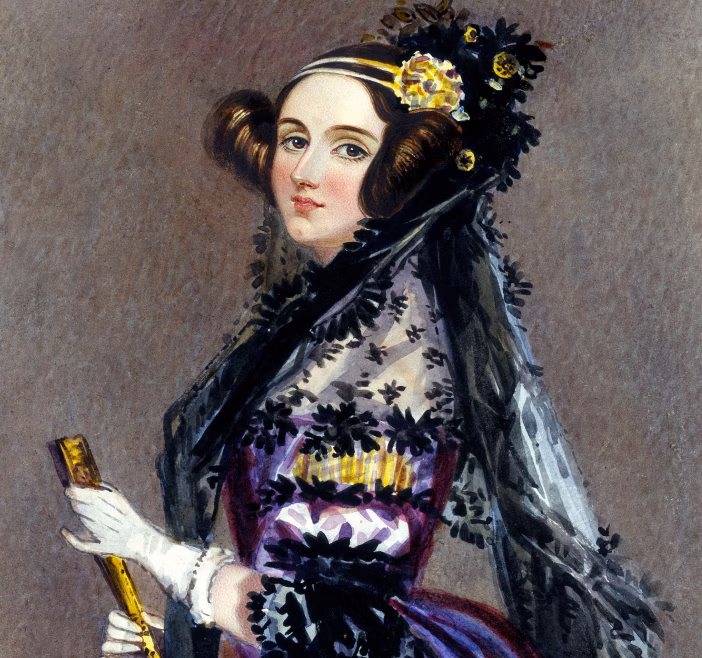Portrait d'Ada Lovelace, première programmeuse de l'histoire